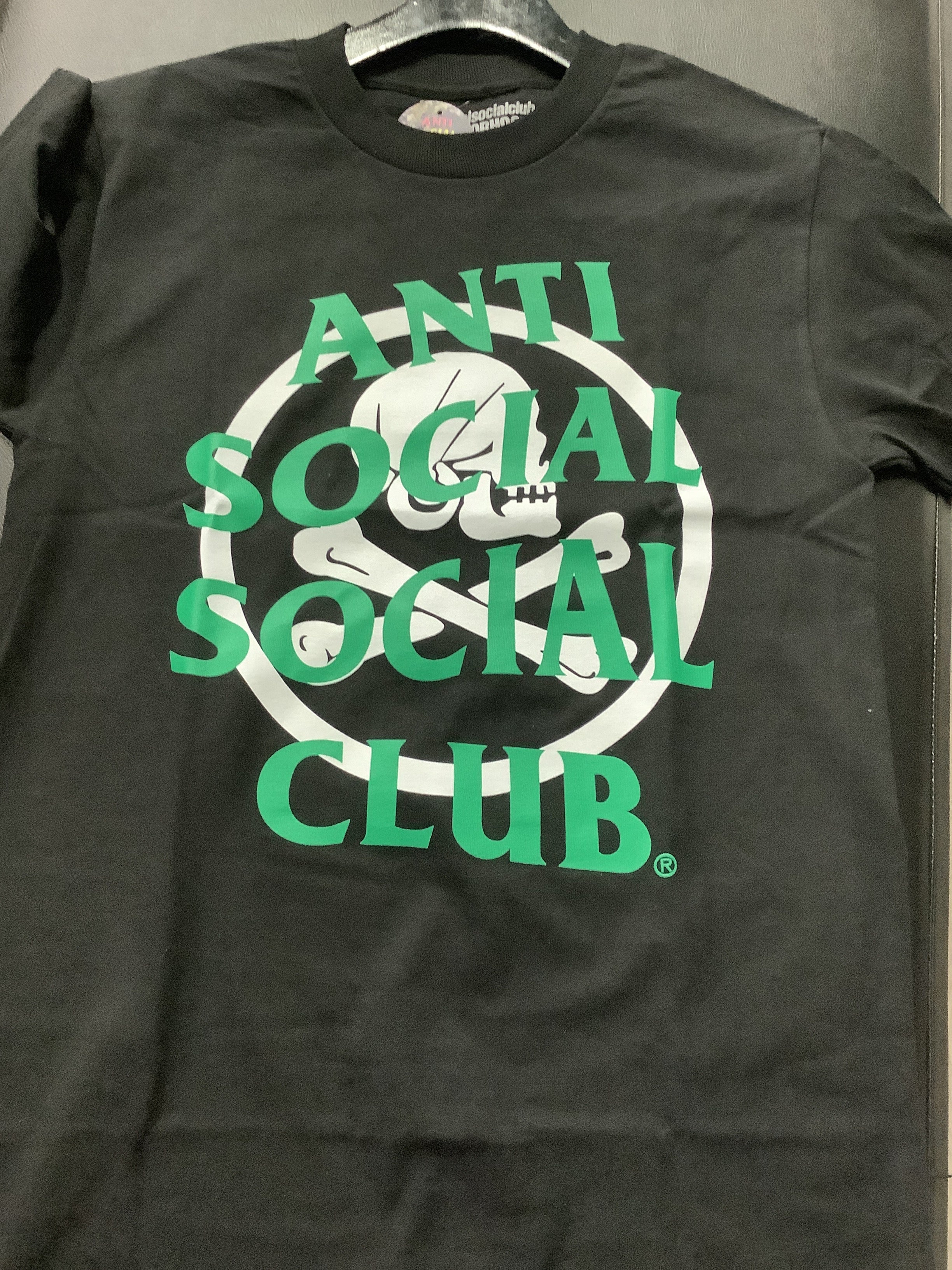 Anti Social  Club Neighborhood Collection Black T Shirt