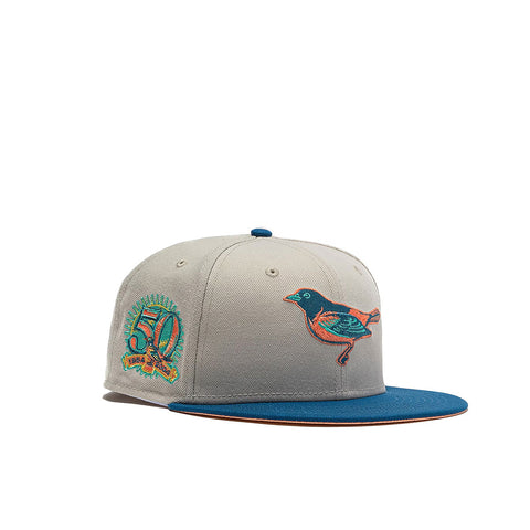 New Era Baltimore Orioles Ocean Drive 50th Anniversary Patch Hat Club Exclusive 59Fifty Fitted Hat