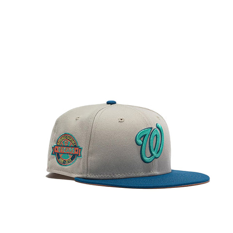 New Era Washington Nationals Ocean Drive 10th Anniversary Patch Hat Club Exclusive 59Fifty Fitted Hat