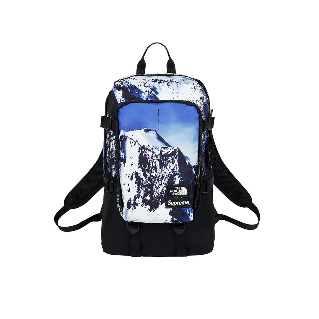 Supreme the north face mountain expedition back pack blue/white