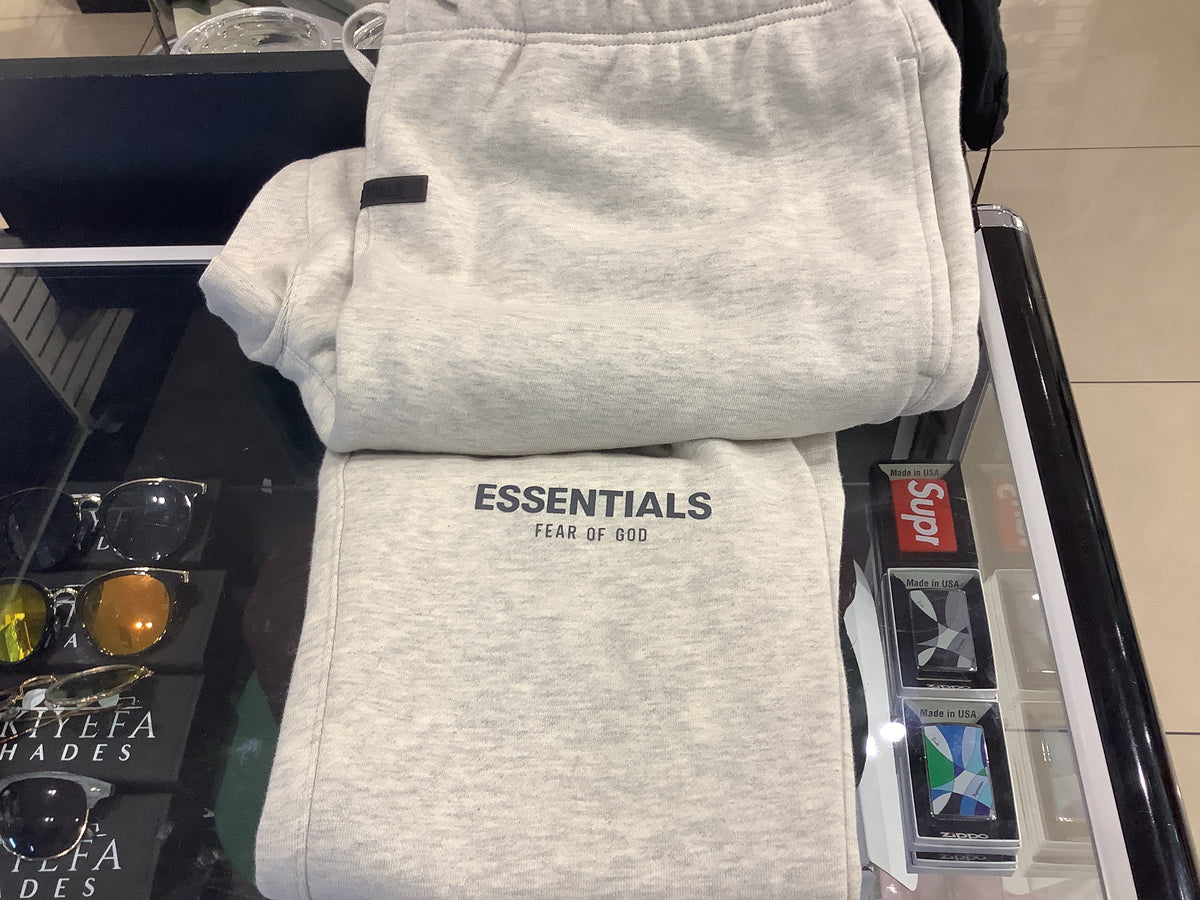 Fear Of God Essentials Core Collection Sweatpant Light Heather Oatmeal
