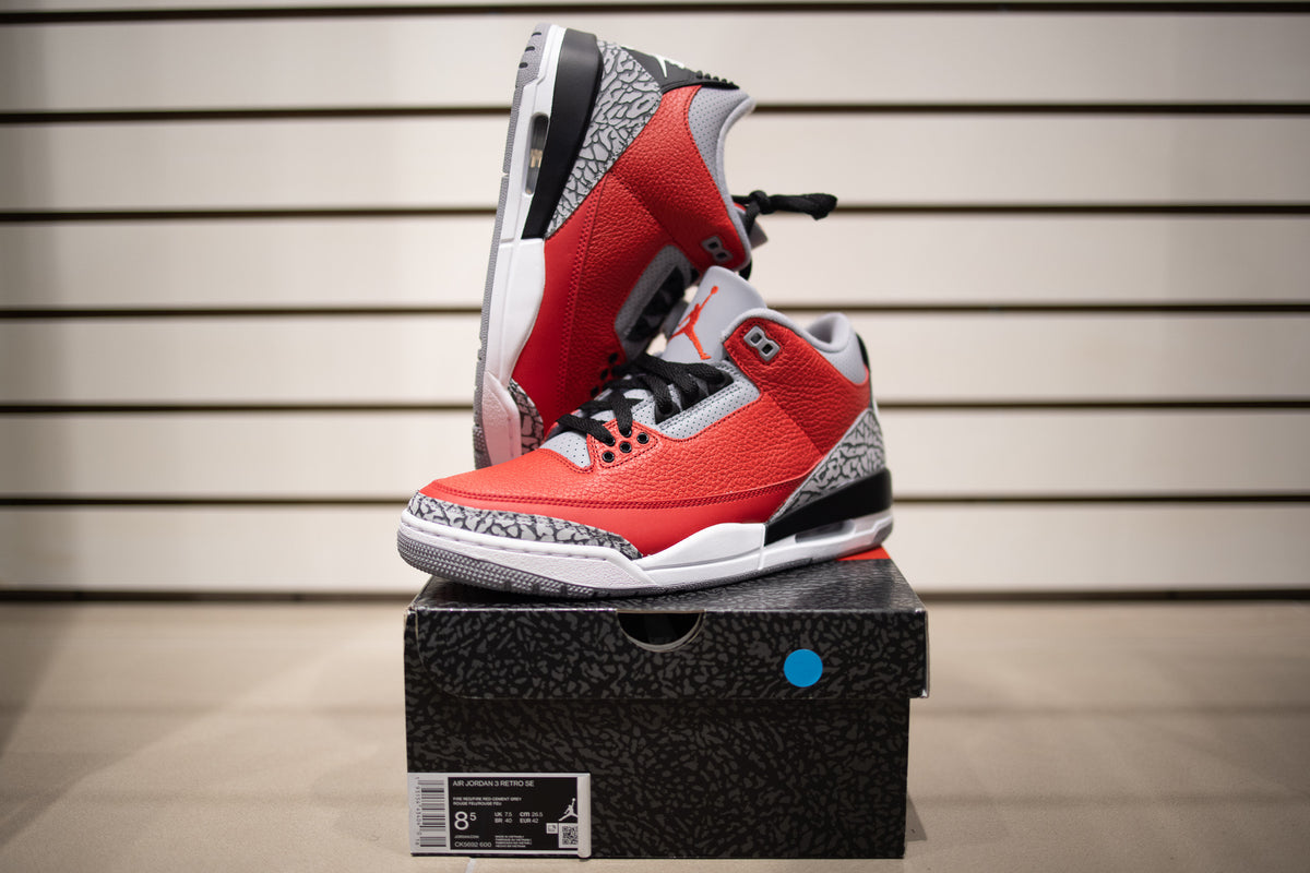 Jordan 3 Retro Fire Red Cement (Nike)