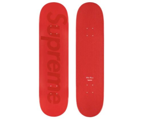 Supreme Tonal Box Logo Skateboard Skate Deck Red SS23 NEW