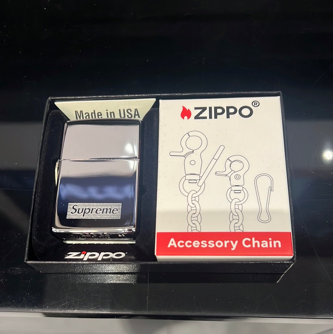 Supreme Chain Zippo Silver
