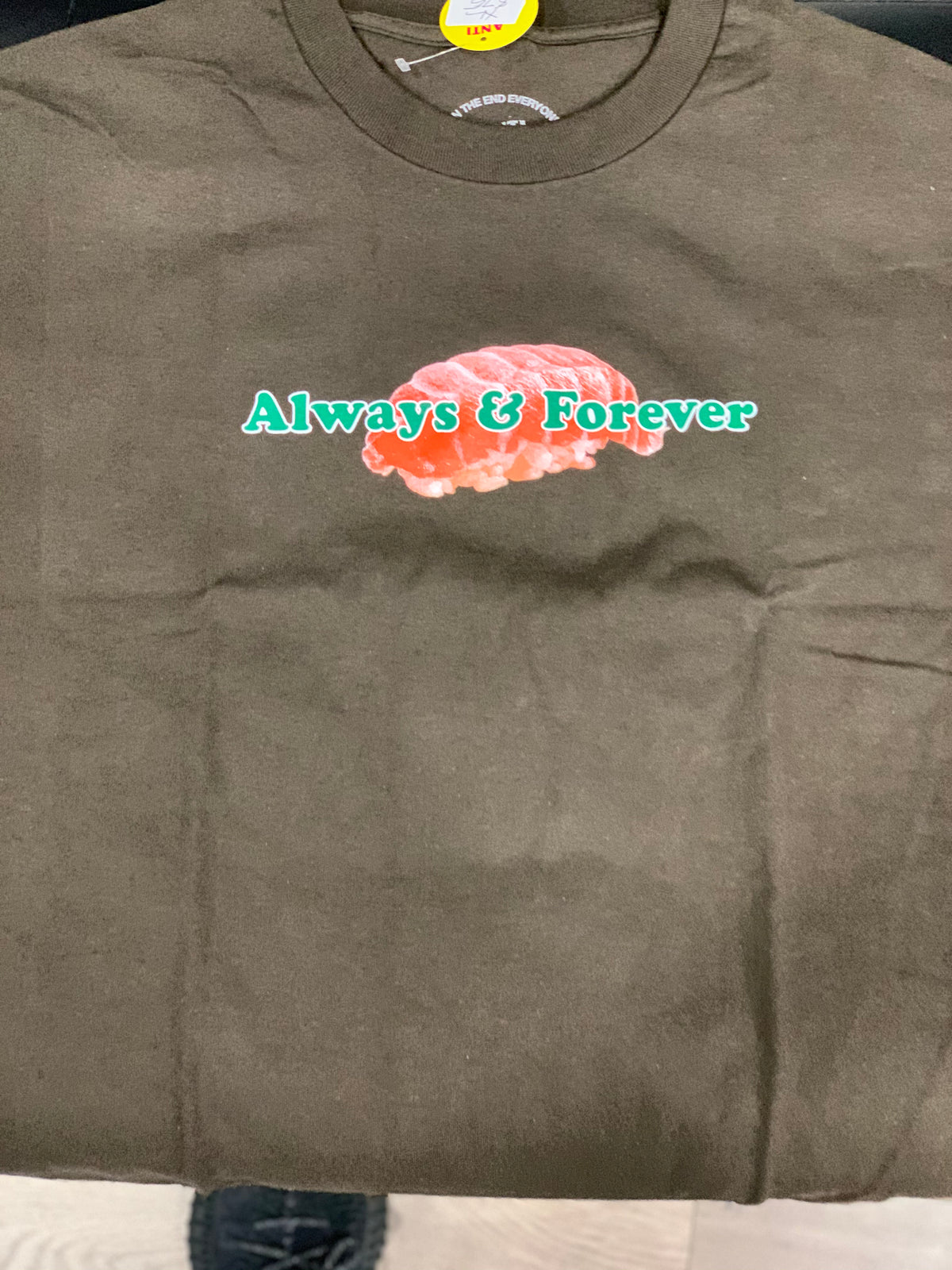 Anti Social Social Club Always And Forever Brown Tee
