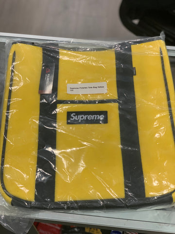 Supreme Polartec Tote Bag Yellow